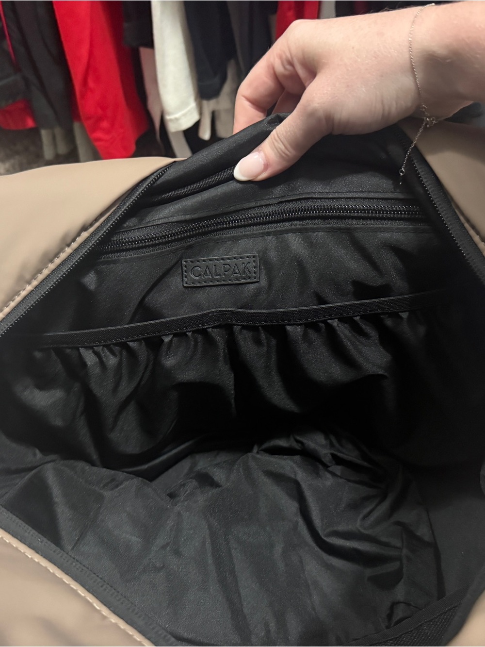 Calpak Luka Duffel in Chocolate - Picture 5 of 9